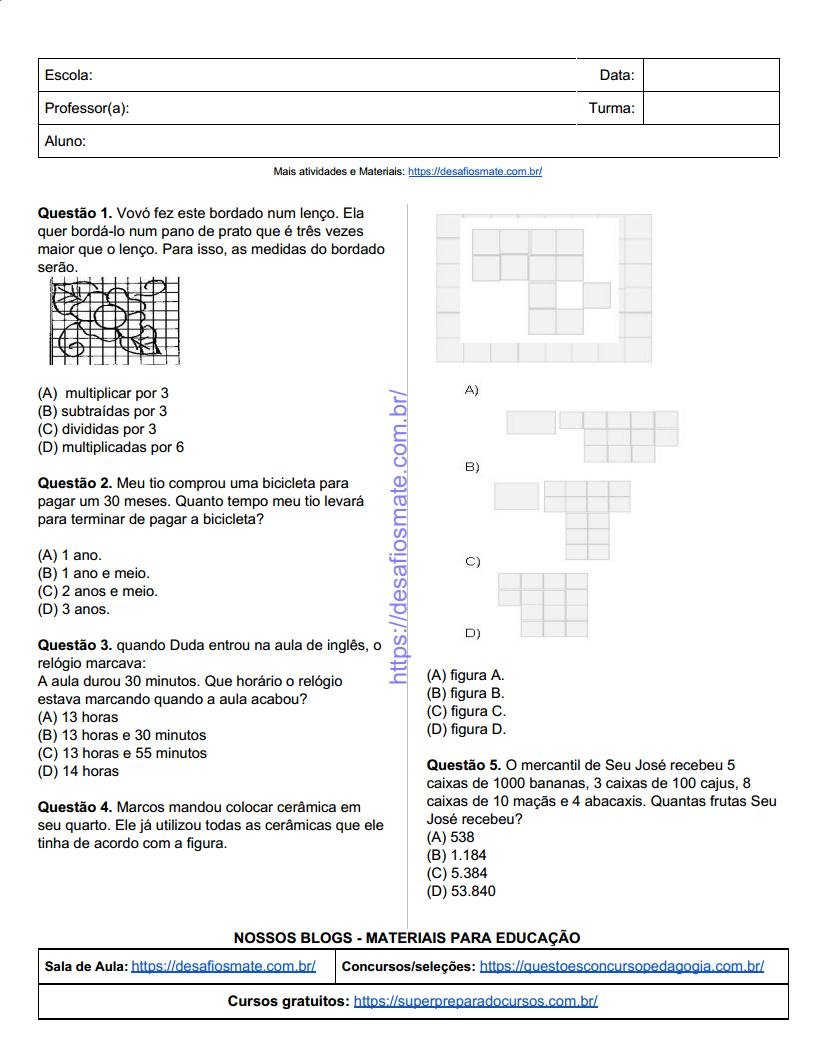 Atividade Simulado Matemática 4 e 5 anojpg Page1