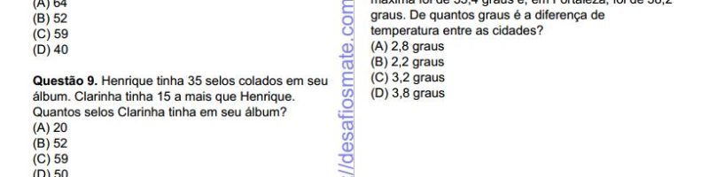 Desafios Matemáticos Materiais para sala de aula