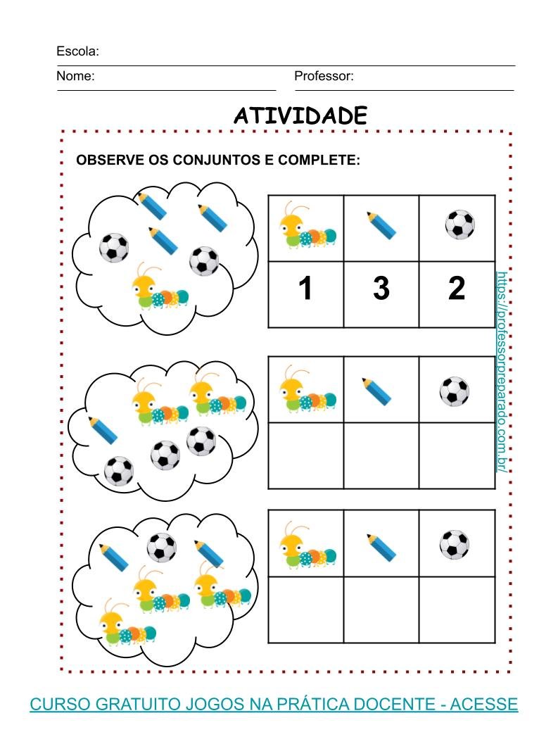 Curso Jogos Matemáticos na Educação Infantil