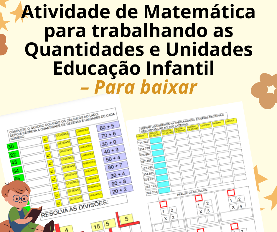 Atividade sobre Soma e Subtracao em PDF para Educacao Infantil – Para baixar 14