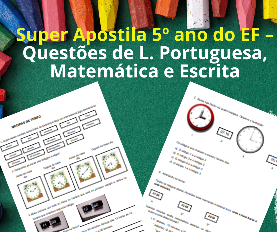 apostila português e matemática