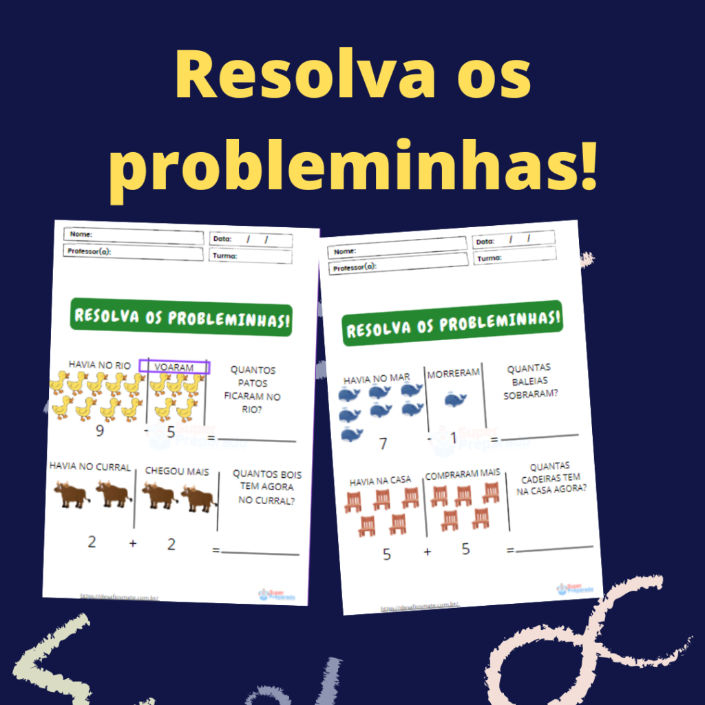 23.Resolva os probleminhas