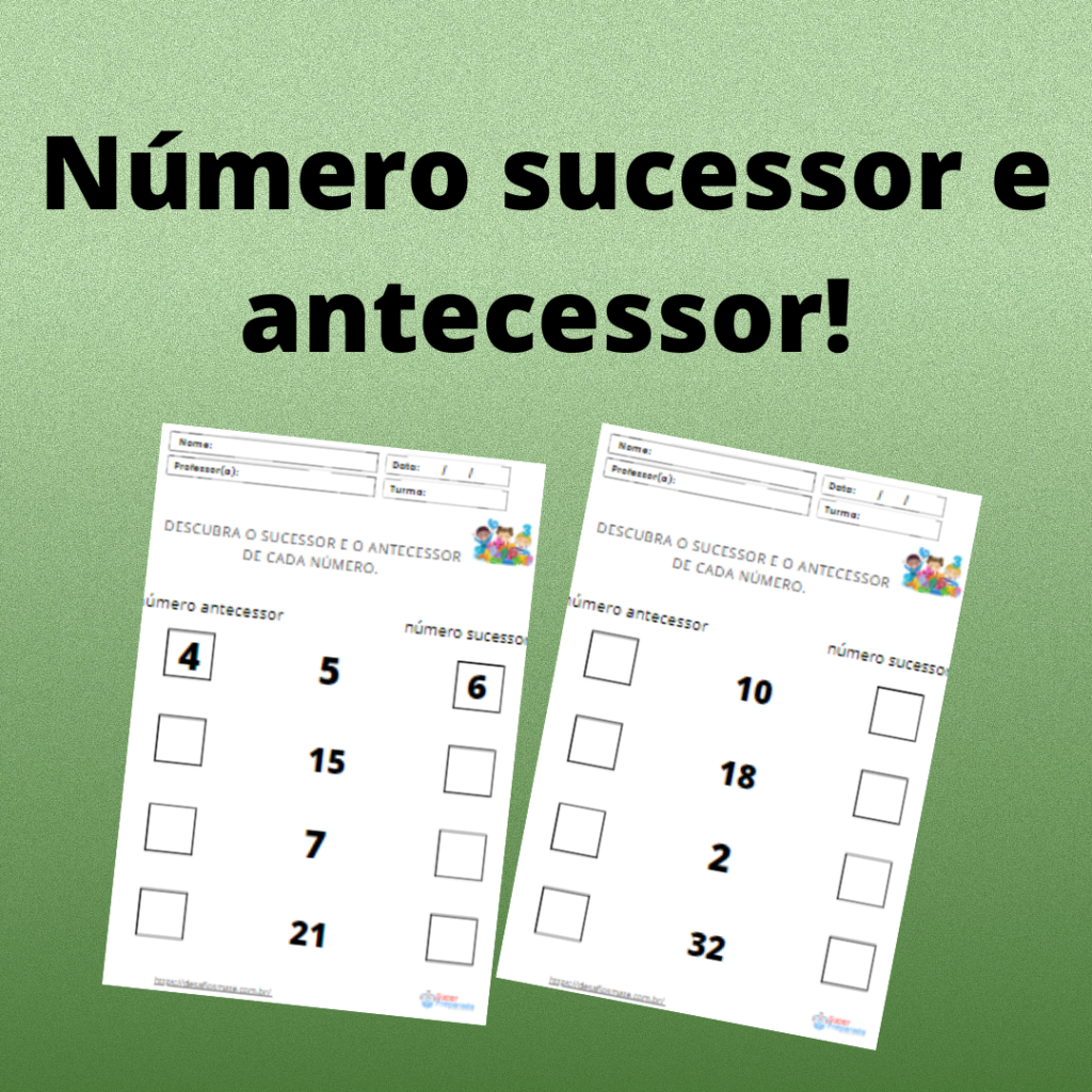 34.Numero sucessor e antecessor