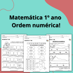 Matematica 1o ano Ordem numerica