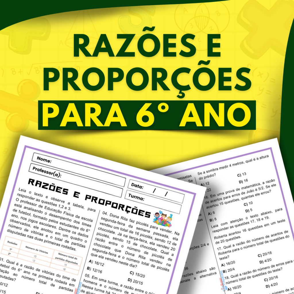 ATIVIDADE 6° ANO