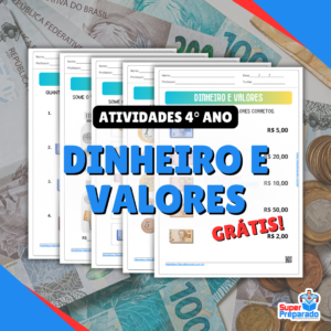 Atividades de Dinheiro e Valores para 4° Ano do Ensino Fundamental