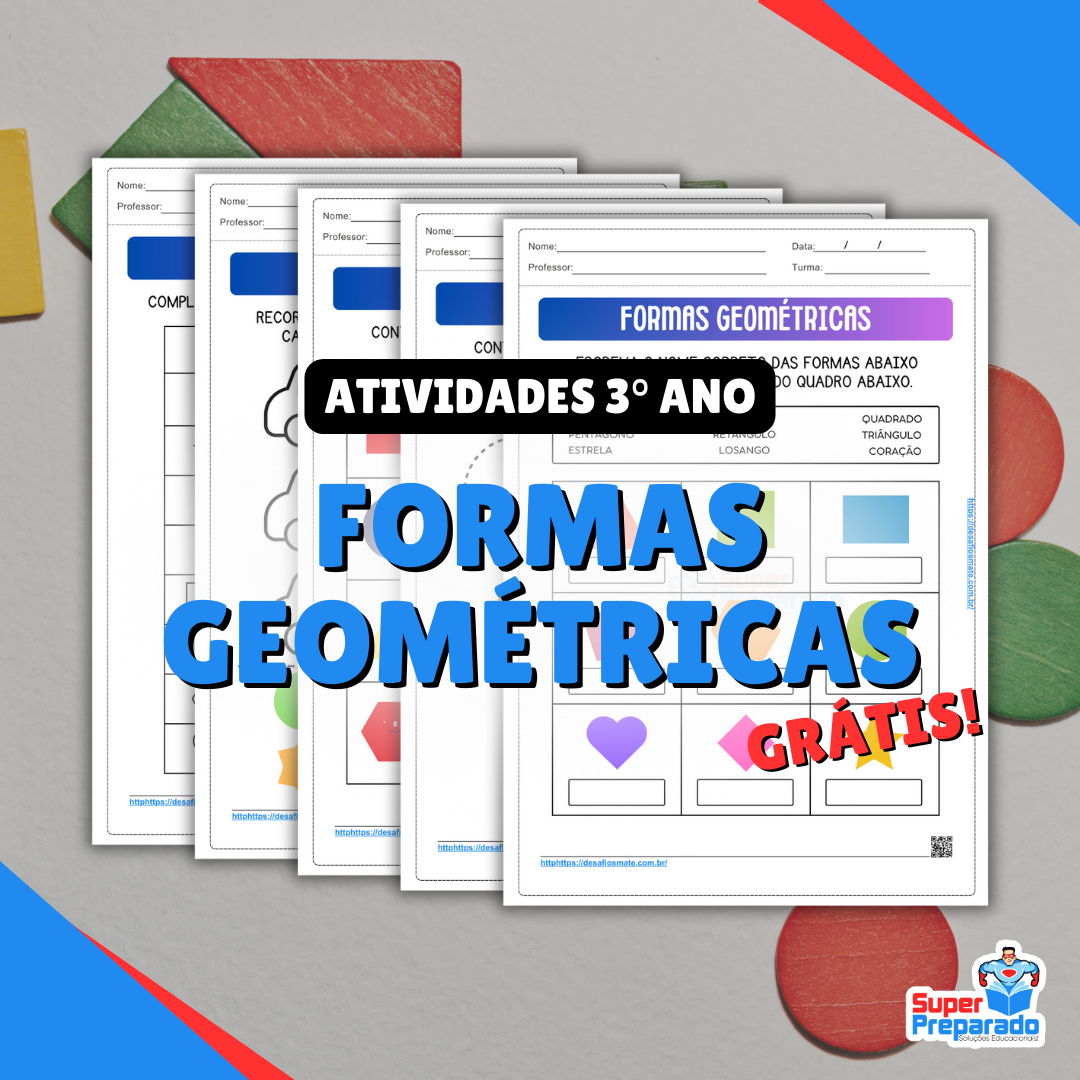 Atividades de Formas Geometricas para 3° Ano do Ensino Fundamental